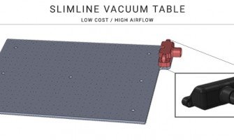 Slimline vacuum table series